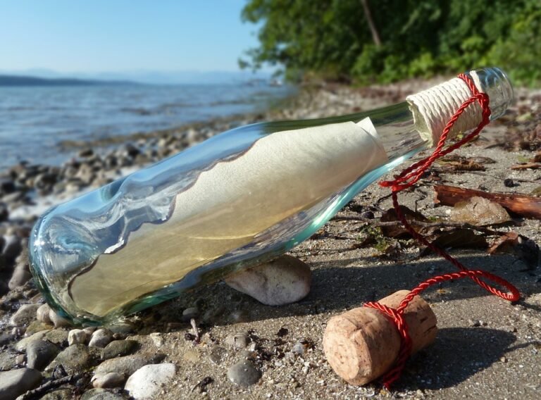 message in a bottle for post letter to no where